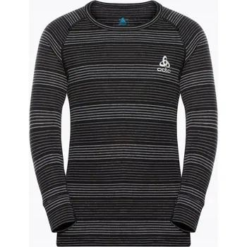 Dětská móda Odlo dětská souprava dlouhého spodního prádla ACTIVE WARM ECO SET velikost 152cm černo-šedá NEPLATÍ