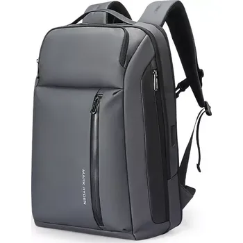 Městský batoh Mark Ryden multifunkční batoh s USB Siegmar šedý 35L