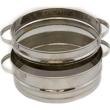 Cedník a síto Cedník dvojitý-nerez s oušky, 23 cm