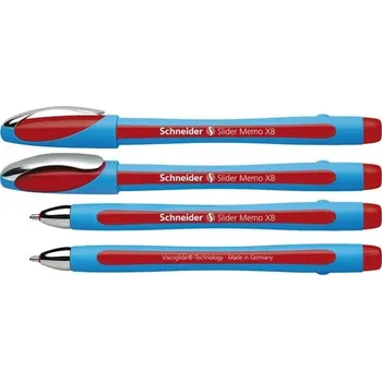 Kuličkové pero Schneider Slider Memo, červená