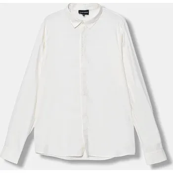 Dětská košile Emporio Armani béžová barva, EB000624 AF16583 EB000624.AF16583 01X, vel. 154