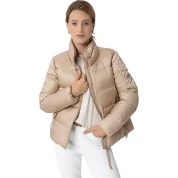 Dámská větrovka Dámská bunda VOLCANO-J-GIGI-102-BEIGE Béžová S