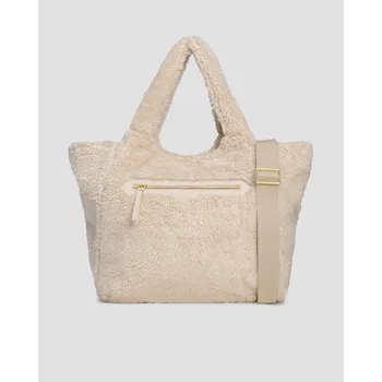 Kabelka Plyšová Dámská Kabelka Varley Vail Sherpa Crossbody Totek V Béžové Barvě Var02180-sandshell