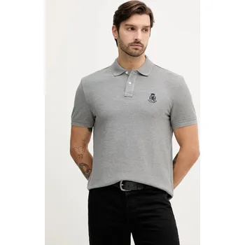 Pánské tričko Polo tričko Tommy Hilfiger MW0MW40820 šedá 90X, vel. S