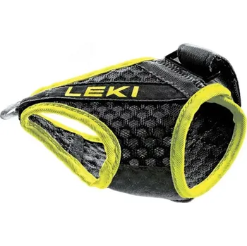 Běžkařská hole Poutka Leki Trigger Shark Frame Mesh Strap Black/Yellow M/L/XL (Náhradní poutka)