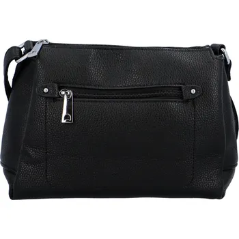 Kabelka Dámská koženková crossbody Troja, černá