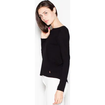 Halenka s hlubokým výstřihem na zádech VT010 Black Velikost: M