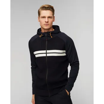 Pánský svetr Tmavě Modrý Pánský Vlněný Svetr Bogner Fire+ice Taco 84068499-468