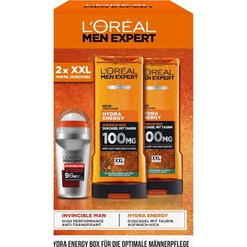 L'Oréal Men Expert Sada Hydra Energy Gel XXL + Kuličkový Deodorant