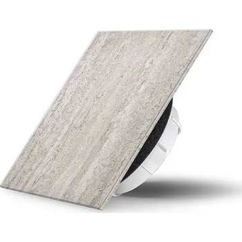 Ventil Air Design Glass Skleněný ventil Air Design čtvercový 2030 Natural světlý DEKOR BETON Natural světlý 2030 125 mm