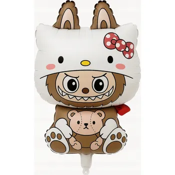 Balónek Fóliový balónek Labubu 39 cm x 67 cm.