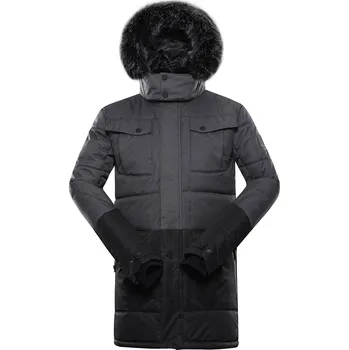 Pánská zimní bunda Alpine Pro Egyp Velikost: L / Barva: šedá