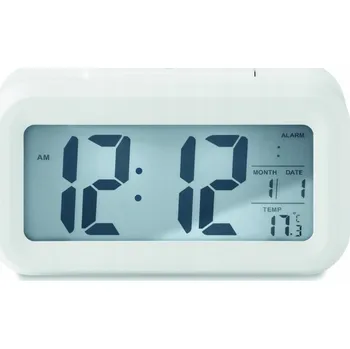 Hodiny Stolní hodiny MID bílé 13,5 cm