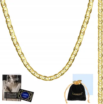 Řetízek ZLATÝ ŘETÍZEK GUCCI MARINA 55 cm PLNÝ ŘETĚZ ŽILETKA 2 mm STŘÍBRO 925