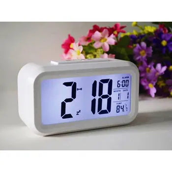 Hodiny Budík RETOO bílý 14 cm