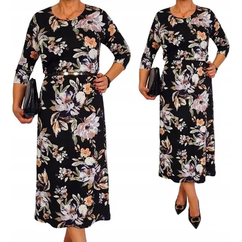 Dámské šaty Klasické maxi koktejlové šaty K&M Krawiectwo velikost 50