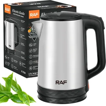 Rychlovarná konvice RYCHLOVARNÁ KONVICE ČERNÁ 1800W 2.3L NA KÁVU ČAJ VODU