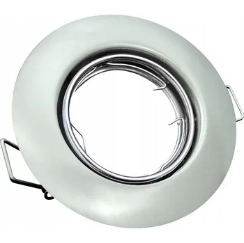 Bodové svítidlo Stropní LED podomítkové svítidlo otočné kulaté halogen GU10 MR16 Nikl