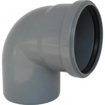 Kanalizační potrubí GIENGER Odpadní koleno HTB plastové 87° DN 50 ø 50 mm
