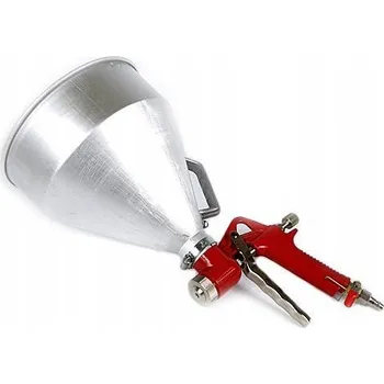 Pneumatická stříkací pistole na omítky, malování a vápnění 5L, kovová, Silver