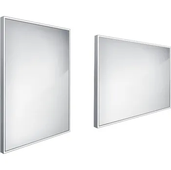 Zrcadlo bez vypínače Nimco 80x60 cm hliník ZP 13002