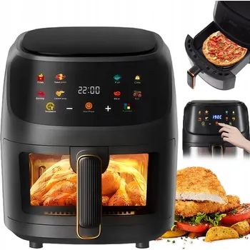 fritéza HORKOVZDUŠNÁ FRITÉZA VELKÁ VÝKONNÁ AIR FRYER 1800W 8L