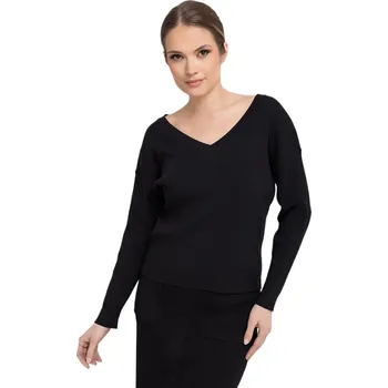 Pánský svetr Dámský svetr VOLCANO-S-TIKA-700-BLACK Černá M