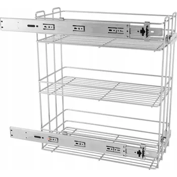 Koš Cargo 30 tříúrovňový Boční s tlumením dovírání BÍLÝ