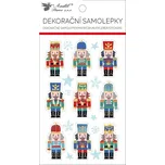ANDĚL Samolepky louskáčci plastické 10,5 x 19 cm