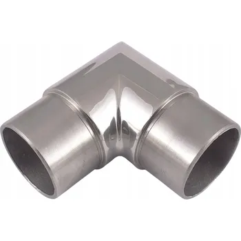Vodovodní potrubí Nerezové ostré koleno 90° pro trubky o průměru 42,4 mm, leštěné
