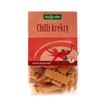 Přisada na vaření a pečení Krekry chilli se slunečnicovým olejem 130 g BIO BIO NEBIO