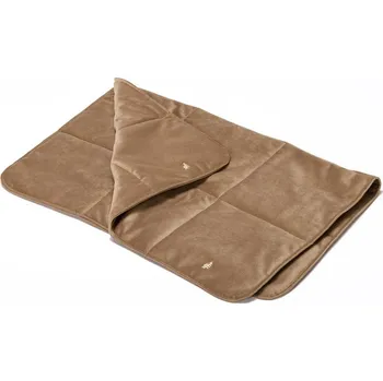 Pelíšek pro psa Deka Lebeddie hnědá s ovčí vlnou Velikost: S