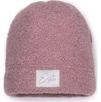 Čepice ESITO | Zimní čepice Teddy fleece double Cyclamen pink - růžová / 54