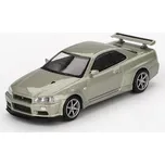 Nissan Skyline GT-R (R34) V-Spec II blistr 1:64 - MiniGT Nissan Skyline GT - kovový model