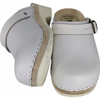 Dámské pantofle Dřeváky Zdravotní Obuv Pantofle Tretry Ortopedické Kožené Nazouváky PU 45