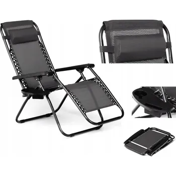 Zahradní lehátko Lehátko šedé Care Life