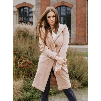 Dámský svetr Dámský béžový kardigan Velikost: S/M