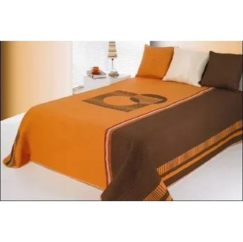 Přehoz na lůžko Oboustranný přehoz na postel 220x240 Eurofirany 34 černá+bílá