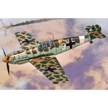 Plastikový model HobbyBoss Messerschmitt Bf109E-4/TROP 1:48