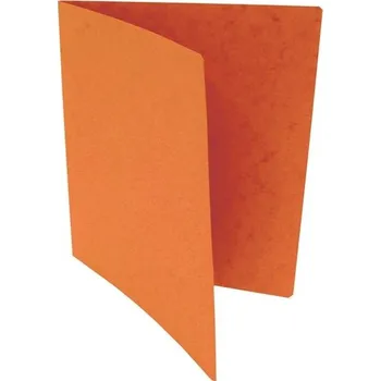 Prešpánové desky bez chlopní HIT Office - A4, oranžové, 20 ks