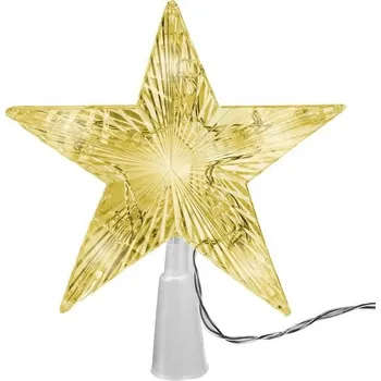 Vánoční ozdoba Betlémská LED hvězda na vánoční stromeček 20 x 17 cm bílá