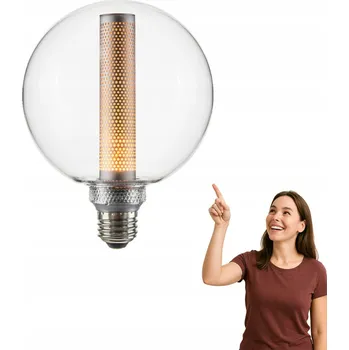 Žárovka Dekorativní LED žárovka E27 G125 3W Teplá bílá FILAMENT 79027 Rabalux