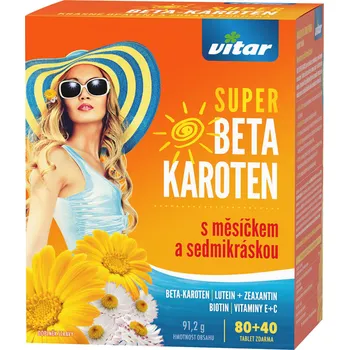 Přírodní produkt Revital Super Beta-karoroten měsíček + sedmikráska 120 tablet