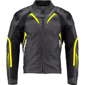 Moto bunda SPIDI NKD-1 bunda černá/žlutá fluo