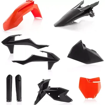 ACERBIS plastový full kit KTM SX/SXF/16-18 kromě SX250/16 černá/oranž