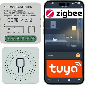 IP kamera Řídicí jednotka Sone Relé zigbee 1kanálové tuya ZigBee