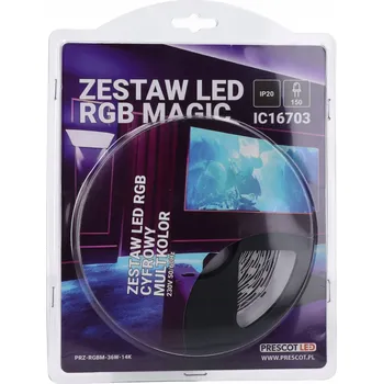 LED osvětlení LED sada MAGIC digitální RGB pásek 36W 150 LED HIT!