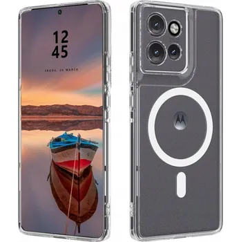 Pouzdro na mobilní telefon POUZDRO + 2x SKLO PRO MOTOROLA EDGE 50 NEO 5G MAGNETICKÁ ZADNÍ KRYT ZADNÍ STRANA PRO MAGSAFE