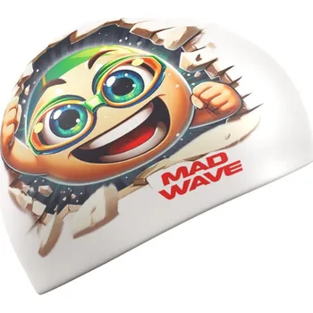 Plavecká čepice MAD WAVE Plavecká čepička SMILE HQ