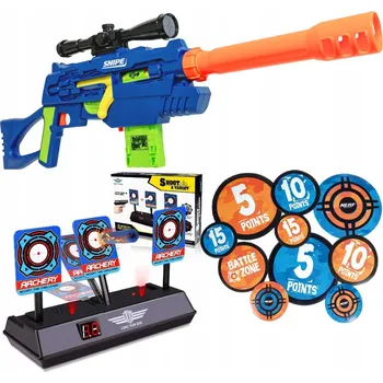 BUZZBEE ODSTŘELOVACÍ PUŠKA MASTER TEK+ ELEKTRONICKÝ ŠTÍT